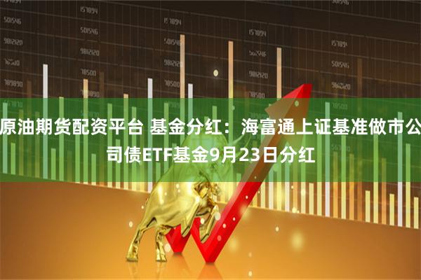 原油期货配资平台 基金分红：海富通上证基准做市公司债ETF基金9月23日分红