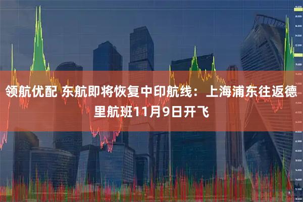 领航优配 东航即将恢复中印航线：上海浦东往返德里航班11月9日开飞