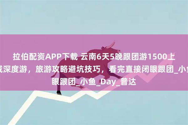 拉伯配资APP下载 云南6天5晚跟团游1500上下｜洱海古城深度游，旅游攻略避坑技巧，看完直接闭眼跟团_小鱼_Day_普达